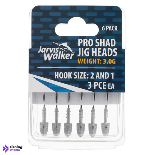 Jarvis Walker Pro Shad Jig Heads | size #1&2 | 6 pack - 1&2