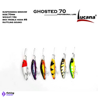 Lucana Ghosted Minnow | 70mm | 10g - Fishing Lure