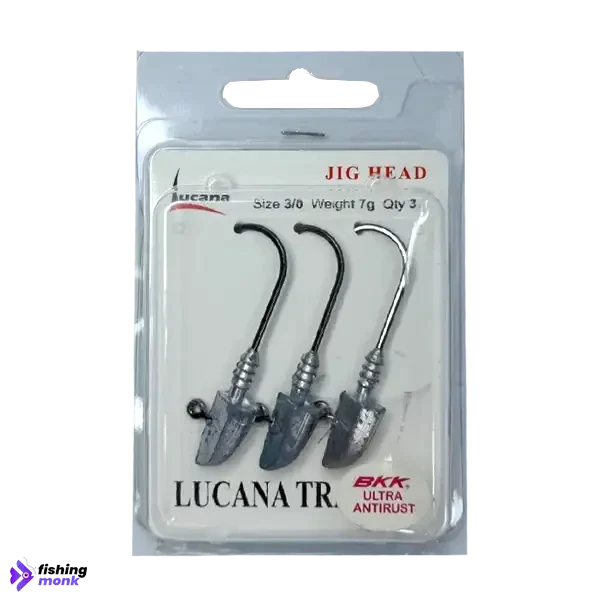 Lucana Jighead Hooks Size 2/0 , 3/0 , 4/0 , 5/0, Wt. 7 , 10 , 14, 17 Gm, 3 Pcs/ Pack at Rs 230.00, Mapusa