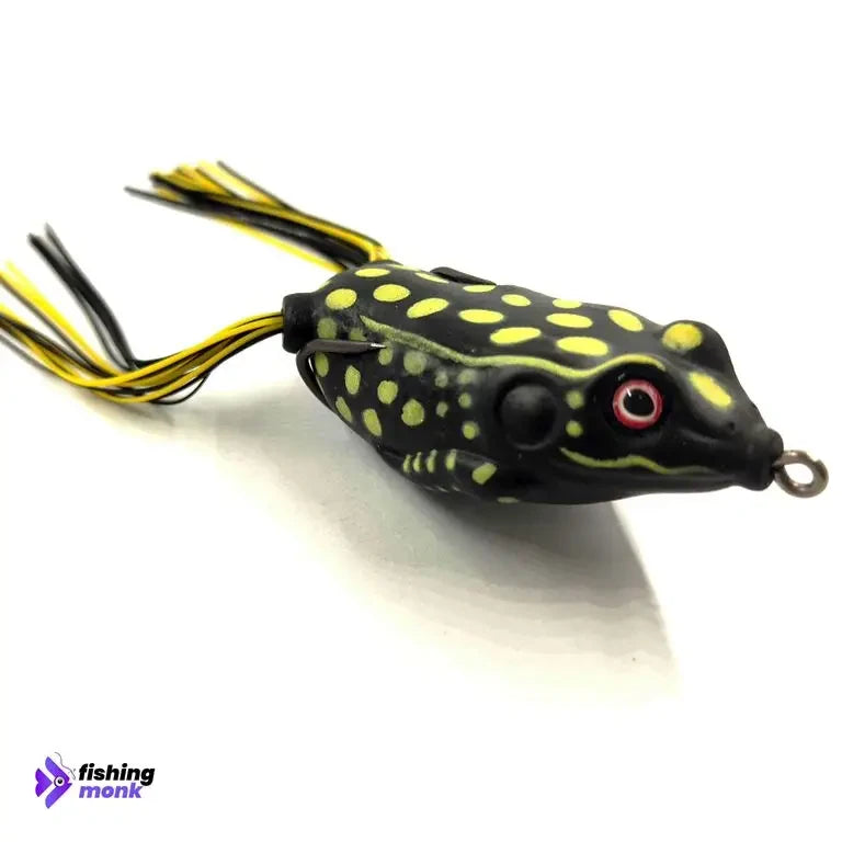 15g Frog Lure Bait Musda Hook Modified Frog with Hooks and Sequin Soft Bait  Black Fish