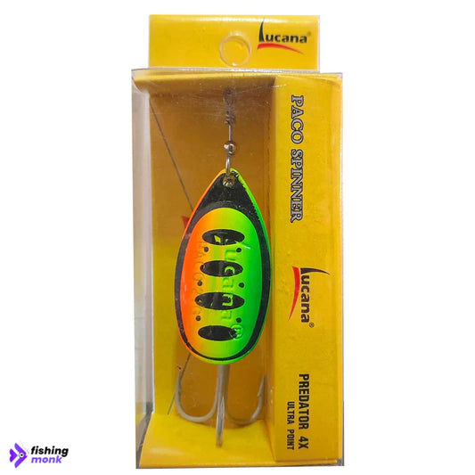 Lucana Paco Flash Spinner Lure | 21g - Fire Tiger