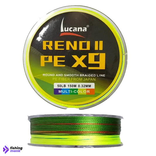 Lucana Reno II PE X9 Braid Line 150M - 0.32 mm / 50 LB /