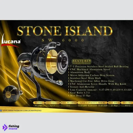 Lucana Stone Island Spinning Reel