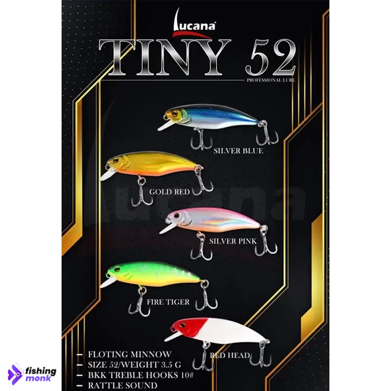Lucana Tiny 52S Hard Lure | 52mm | 4.5g
