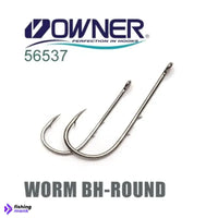 Owner Worm BH-Round Hooks | Size: #6 - 12 - Fishing Hook