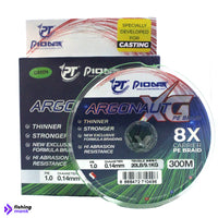 Pioneer Argonaut XG 8X Braid Line | 20lb - 60lb | 300 mtr