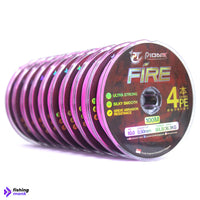 Pioneer Fire PE 4X Braid Line 100x10m Connected Spool