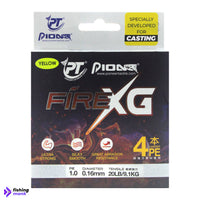 Pioneer Fire XG 300M Braid Line | 20lb-50lb - Braid Line