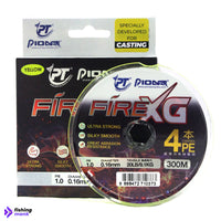 Pioneer Fire XG 300M Braid Line | 20lb-50lb - Braid Line