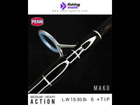 Mako 8' Telescopic Fishing Rod 6-Section Travel Rod With EVA