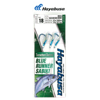 Hayabusa EX312 Blue Runner Sabiki Rig 19–20 baitfish fishing rig for sardines and mackerel