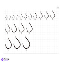 Sasame Iseama F-760 Nickel Hooks | Size: 1/0 - 12 - Fishing