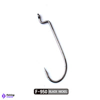 Sasame Worm F- 950 Black Nickel Hooks | Size: #3/0 - #2