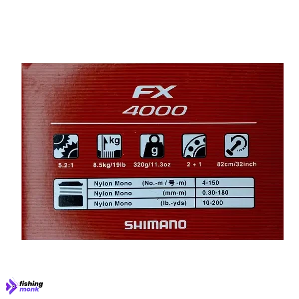 Shimano FX 4000 Fishing Spinning Reel