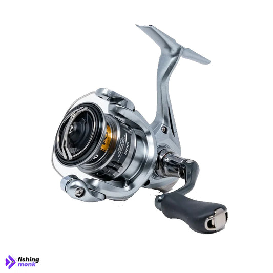 Shimano Nasci 500 Spinning Reel featuring Hagane Gear and Cold Forged Aluminum Spool.