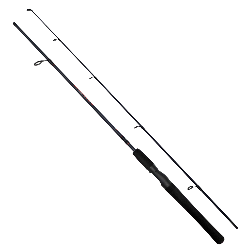 Fishing rod on a white background