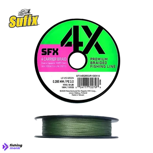 Sufix SFX 4X 100m Braid Line - Braid Line