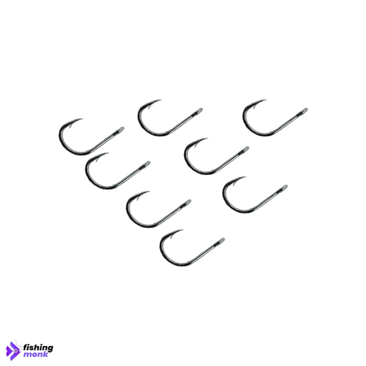 Silver High Carbon Steel Hamecon Fish Hook, Size: 6 To 15, Model