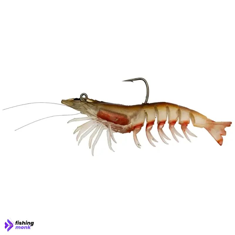 Zerek Absolute Shrimp | 3.5 inch | 11g - Red Bolt - Fishing